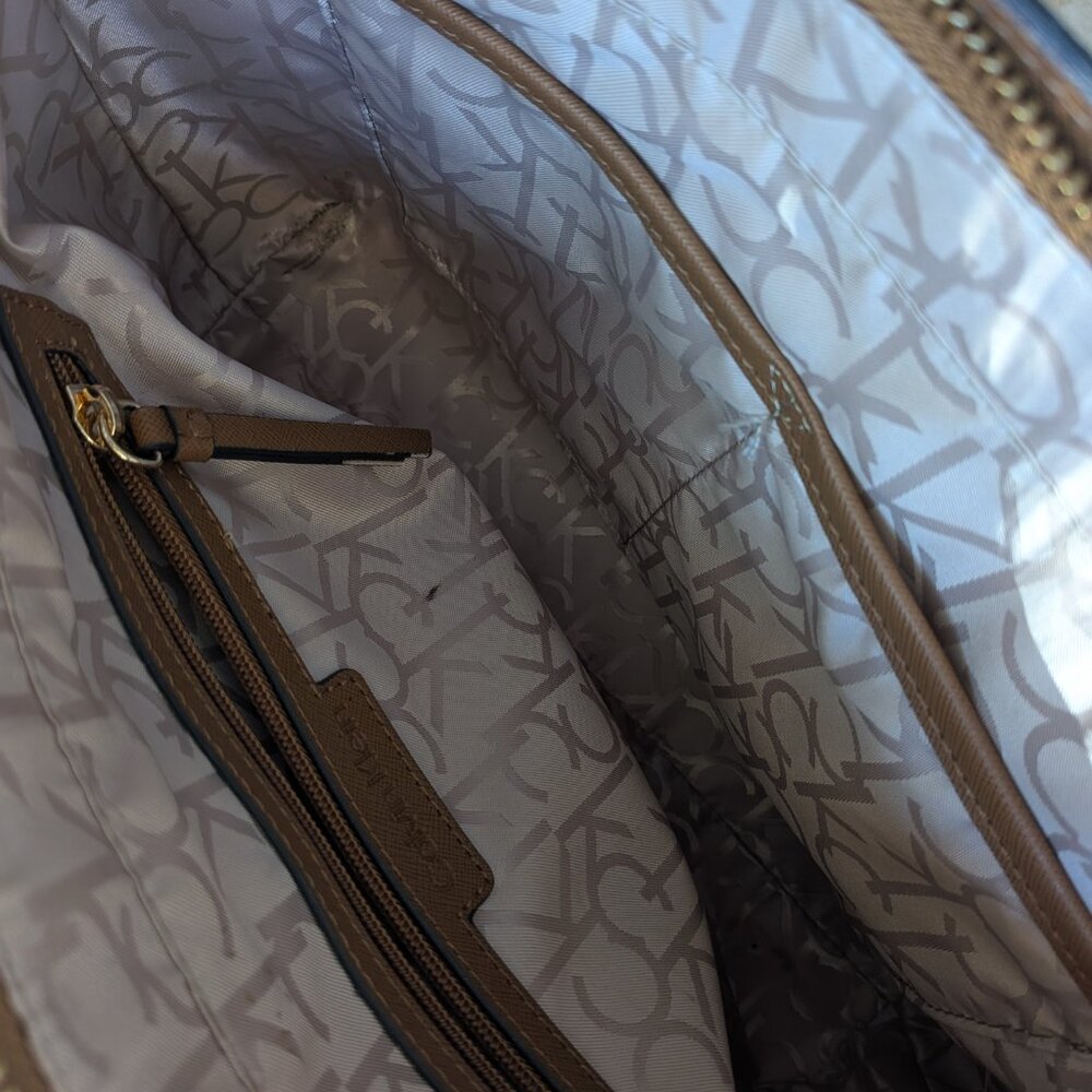 Calvin Klein Monogram Logo Tote - Picture 4 of 6